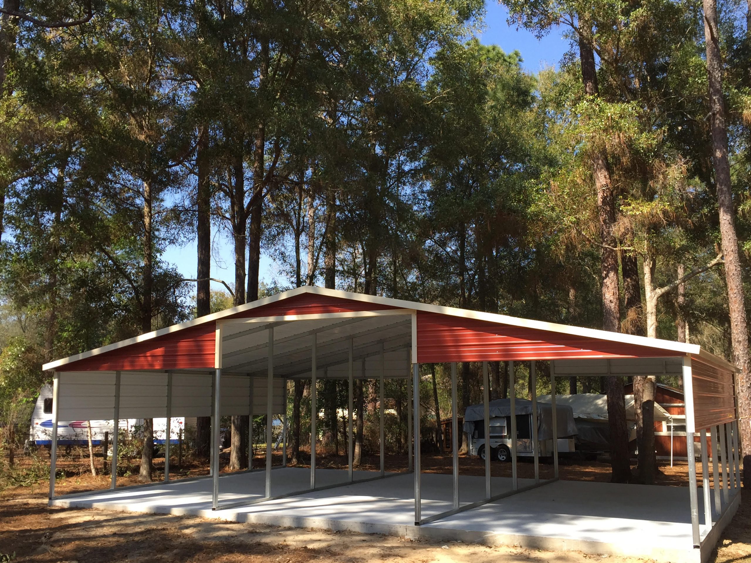 Small metal Carport