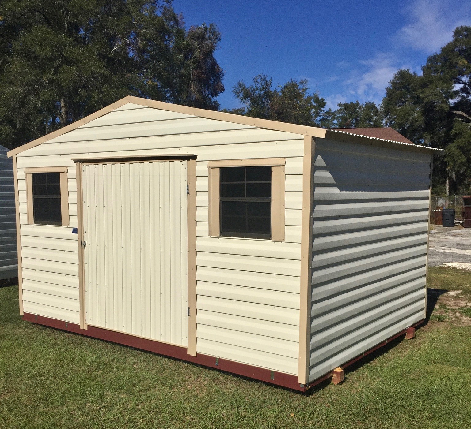 10x14 Shed - Central Florida Steel Buildings and Supply