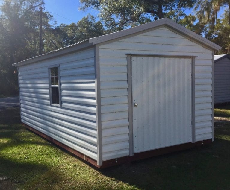 10x16 Boxed Shed - Central Florida Steel Buildings and Supply