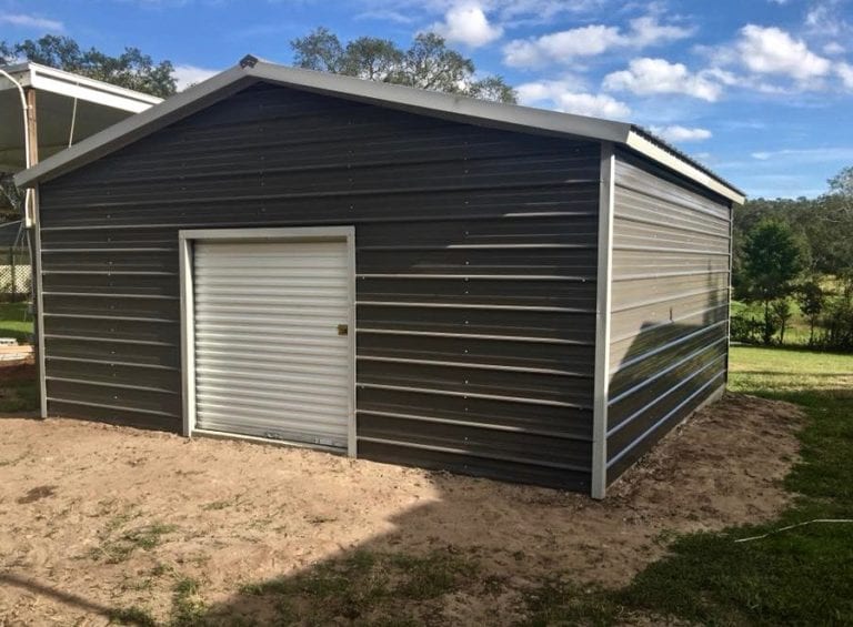 20x20 Garage - Central Florida Steel Buildings and Supply