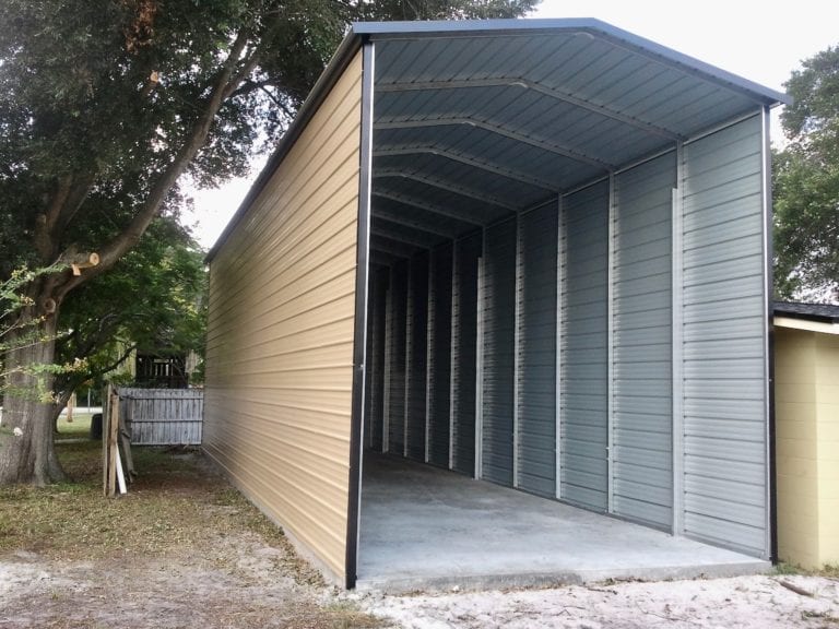 20x50 RV Cover Central Florida Steel Buildings and Supply