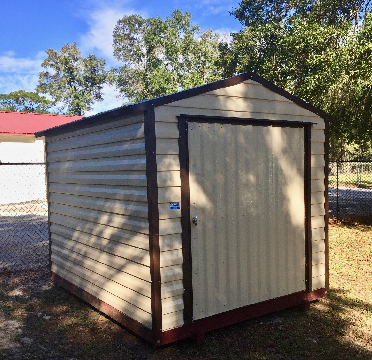 8x10 Shed - Central Florida Steel Buildings and Supply
