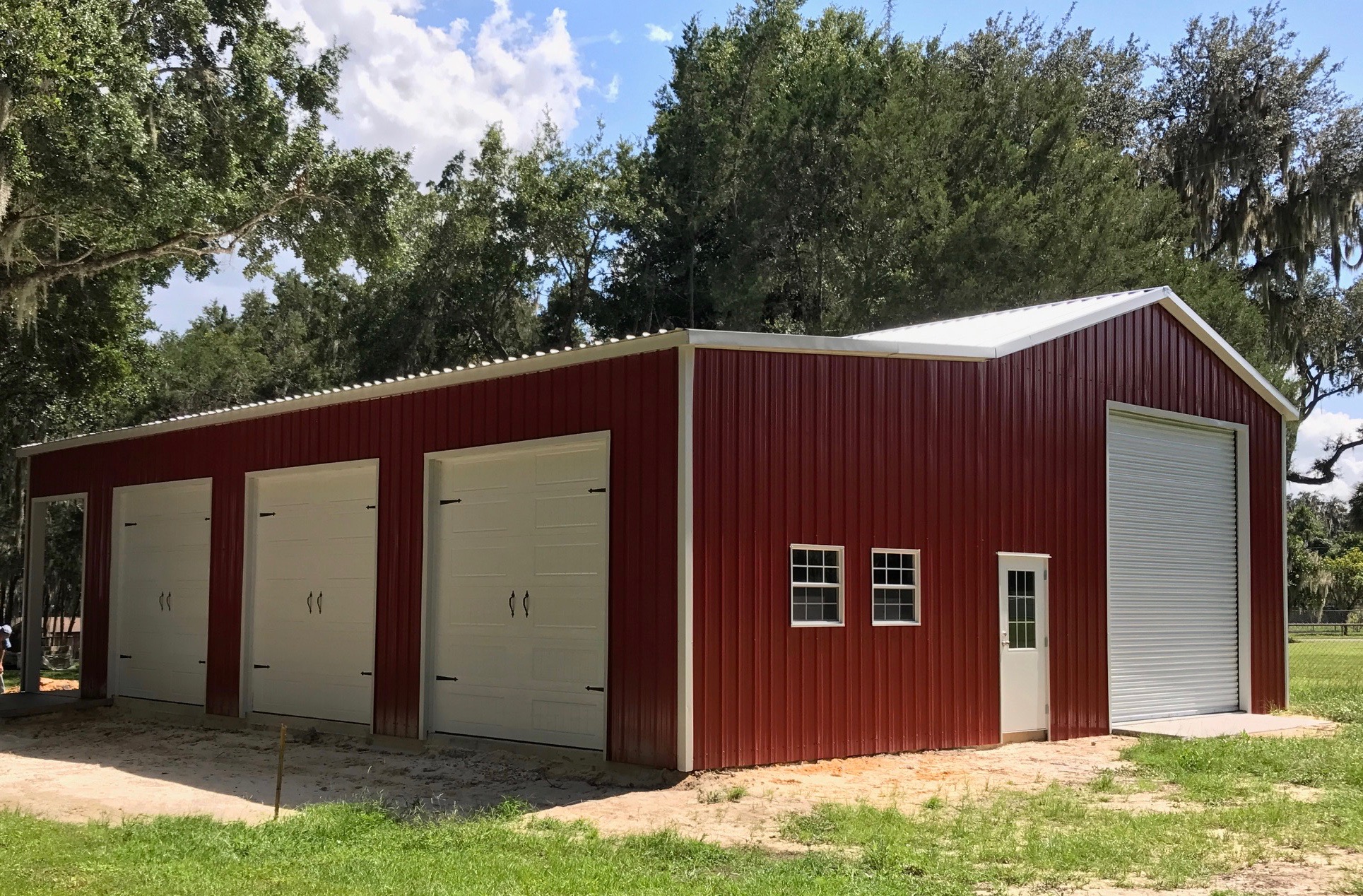 40x55 Custom Barn - Central Florida Steel Buildings and Supply