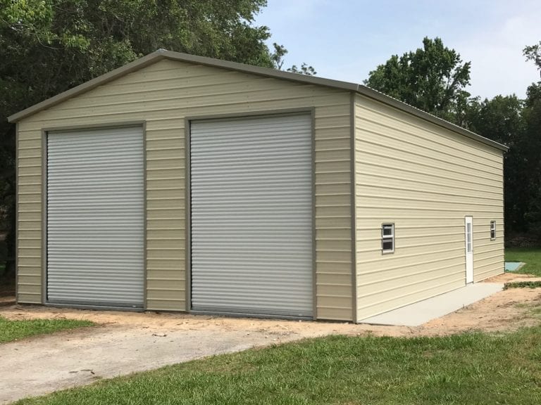 30x35 Garage - Central Florida Steel Buildings and Supply