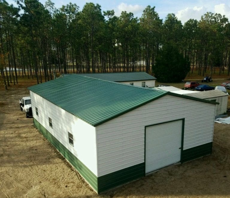 30x50 Garage - Central Florida Steel Buildings and Supply