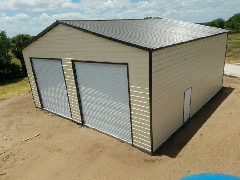 40x40 Garage - Central Florida Steel Buildings and Supply