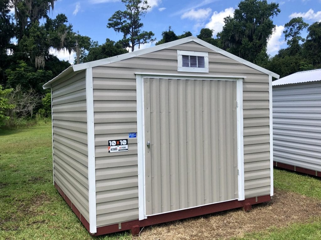 10x10 Shed - Central Florida Steel Buildings and Supply
